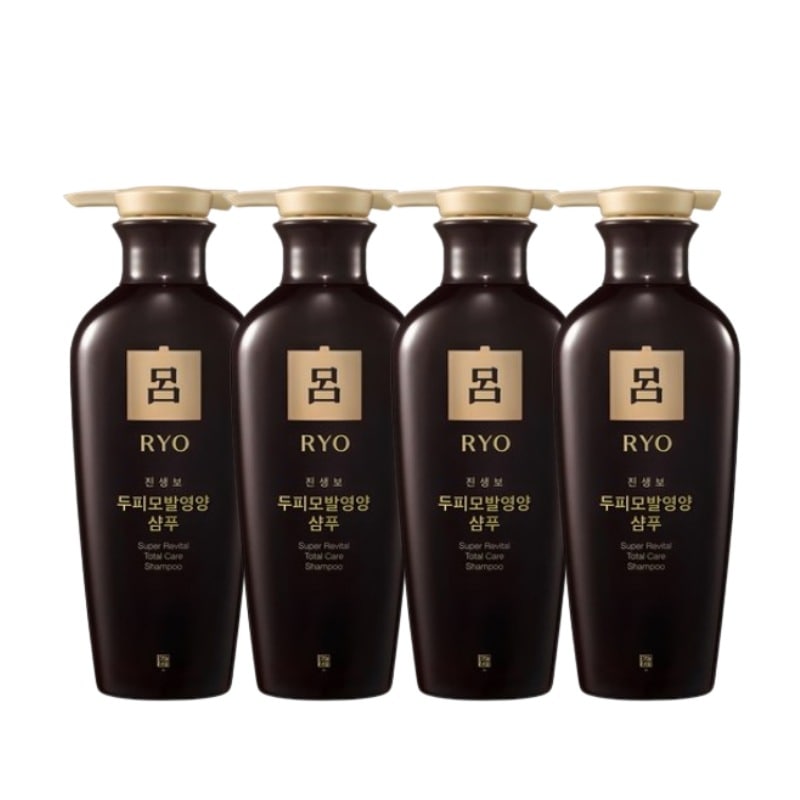 リョ眞生保(ジンセンボ)頭皮毛髪の栄養シャンプー 400ml,4個