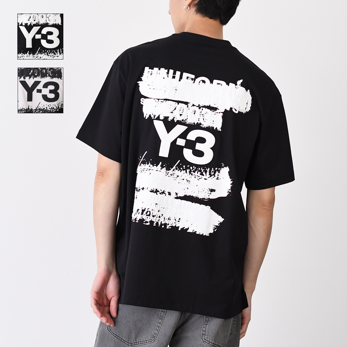 Tシャツ カットソーU GFX SS TEE JM7815 JM3234 メンズ ブラック ホワイト ユニセックス 半袖 クルーネック グラフィックTシャツ 春夏