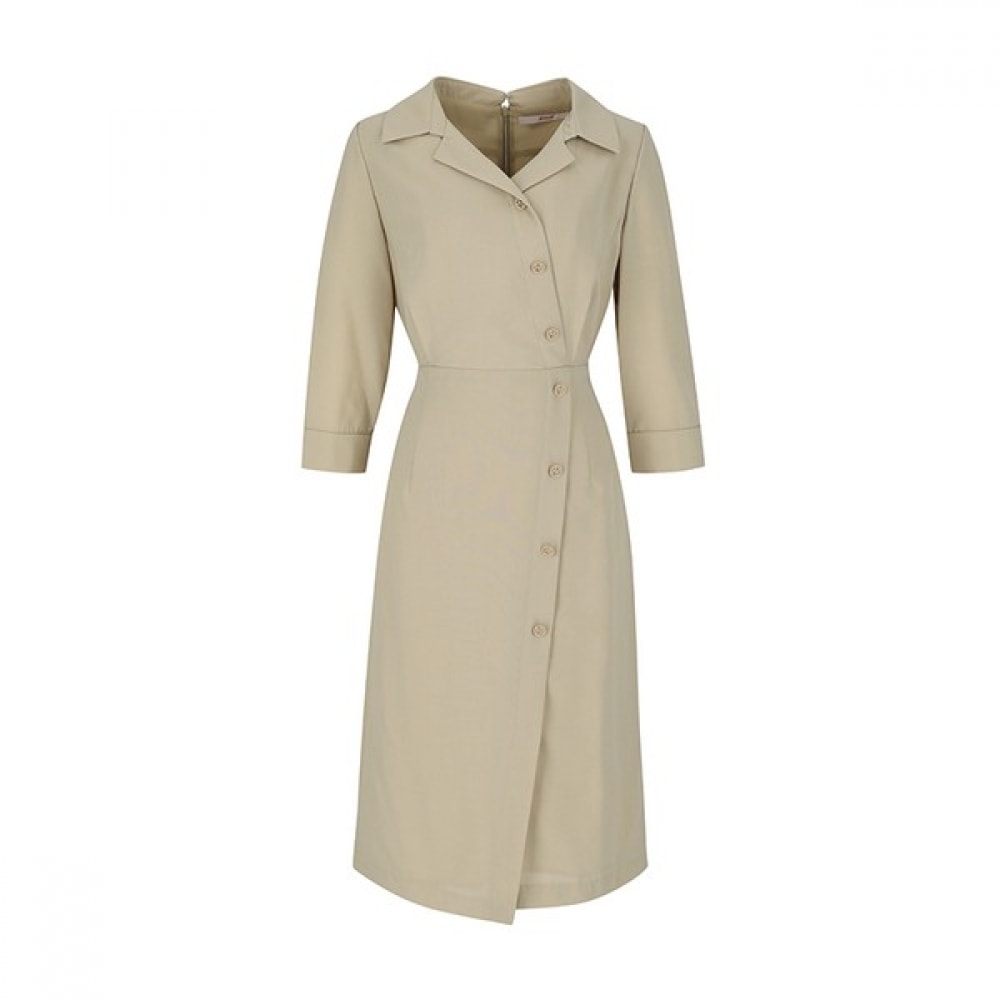 （フォレスト）シャツ型ウエストタイワンピース（SY4OP81）