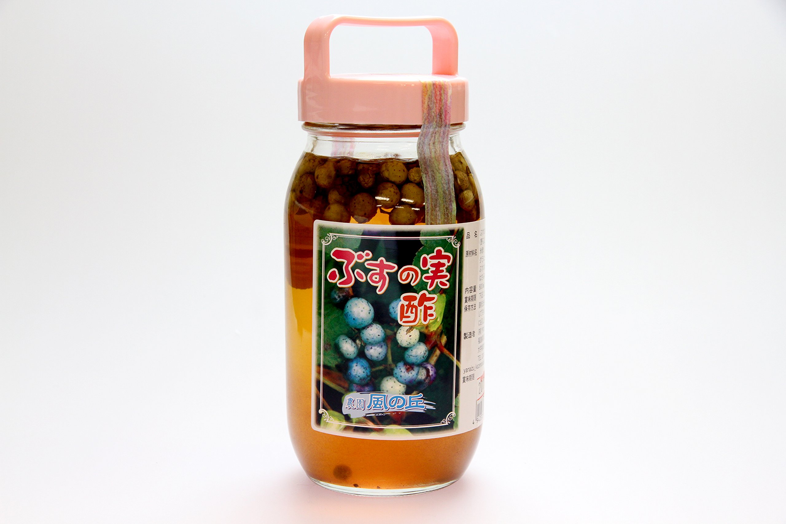 【国産】【柳津町産】ぶすの実の酢（ノブドウ・ウマブドウ）　800ml ×5瓶セット