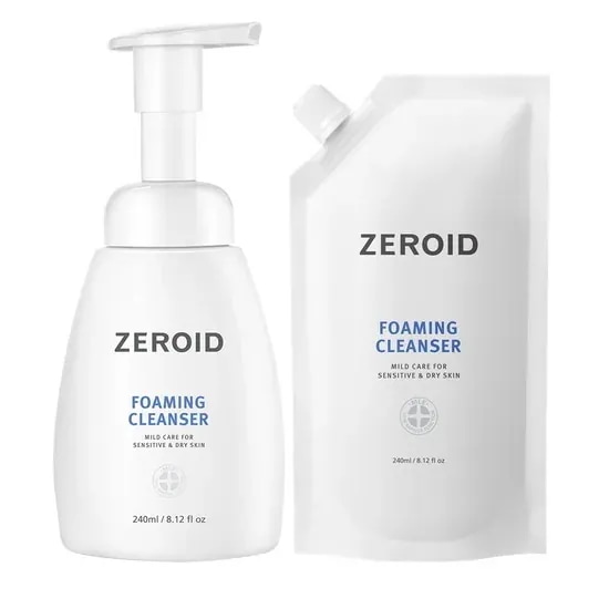 フォーミングクレンザー240ml(+詰替240ml) #低刺激#弱酸#ヒアルロン酸#グリセリン#ベタイン