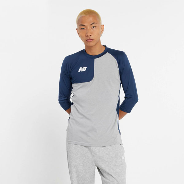 ニューバランス new balance ベースボールアシンメトリ― ロングスリーブトップ 右投げ用 長袖 野球 メンズ MT41714R-NNY