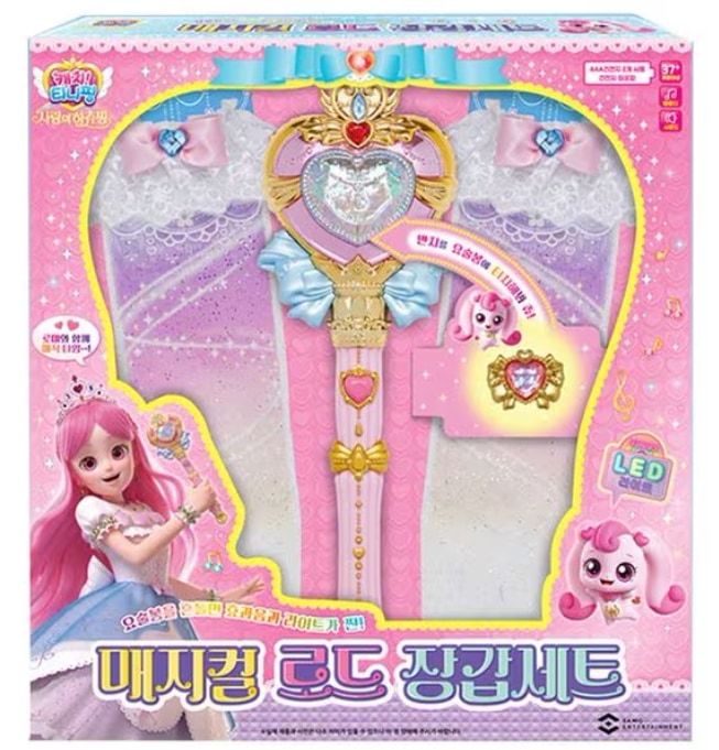 [韓国の人気キャラクター] キャッチティーニッピング愛のハチュピング劇場版マジカルロードグローブセット 매지컬 로드 장갑세트