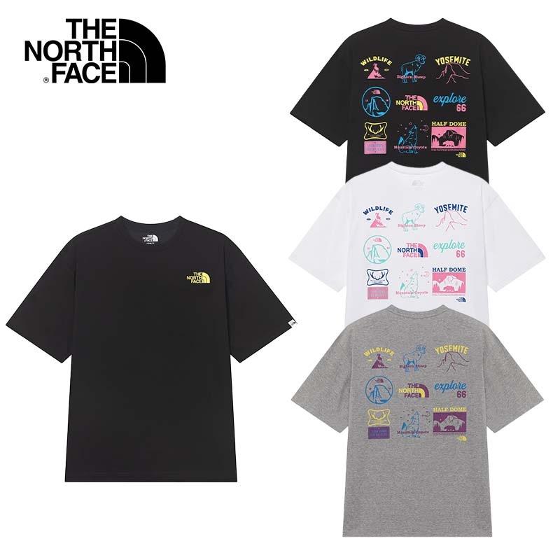 NT7UR06 ADVENTURE S/S R/TEE ショートスリーブ ティーシャツ 半袖 アートワーク ラウンドネック エコ ストリート ロゴ メンズ レディース 男性用 女性用
