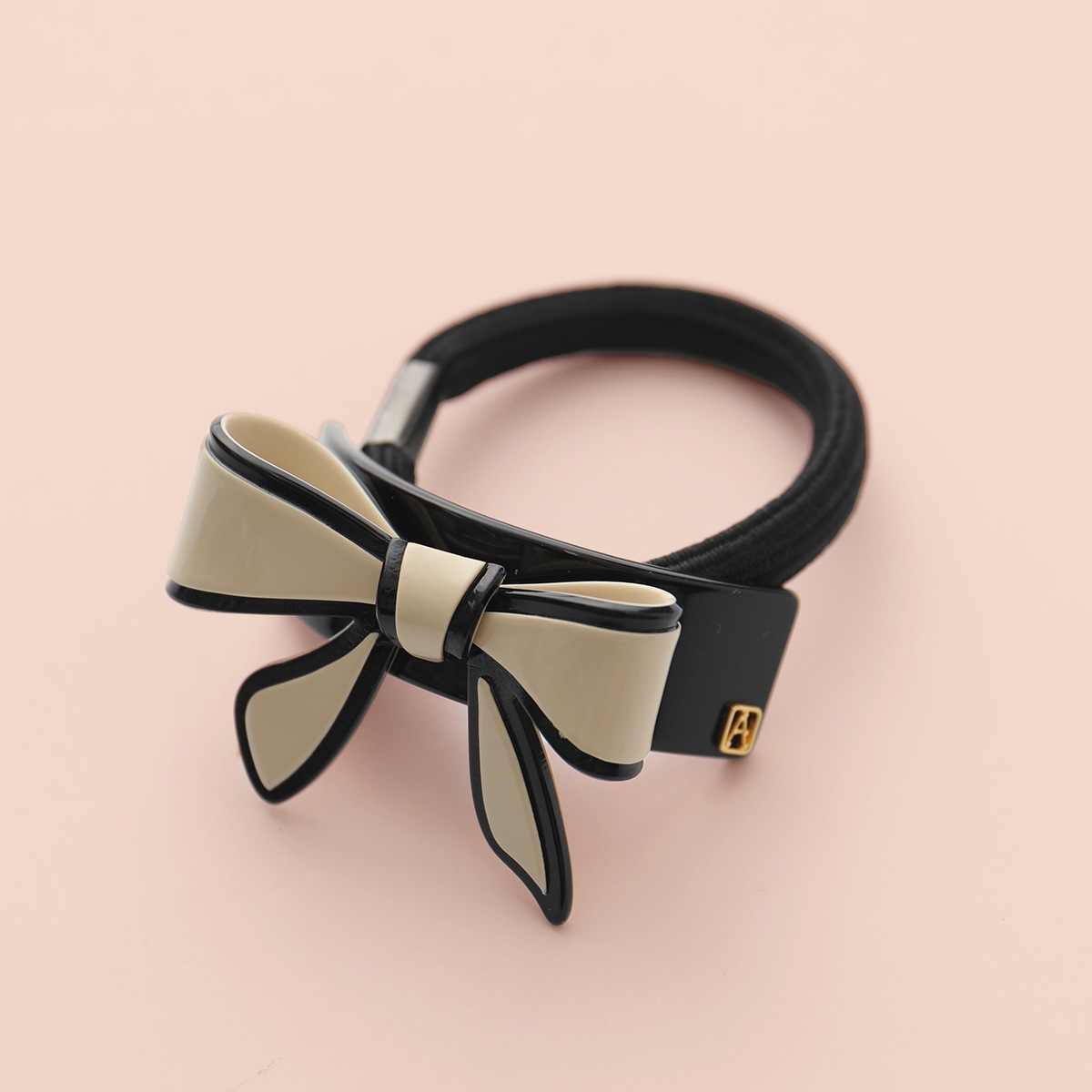 ALEXANDRE DE PARIS アレクサンドル ドゥ パリ APY 12688 08 PONY ヘアゴム 髪留め ヘアアクセサリー リボン X-NOIR