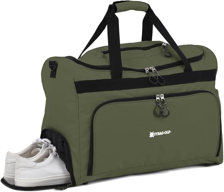 ゴルフも旅行もこれ一つ ボストンバッグ メンズ 53L ゴルフバッグ スポーツバッグ uy26(04.オリーブ)