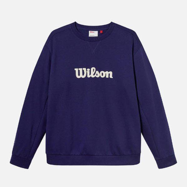 長袖Tシャツ VQA W241003THT22-BNY ユニ ビッグロゴ スウェットシャツ