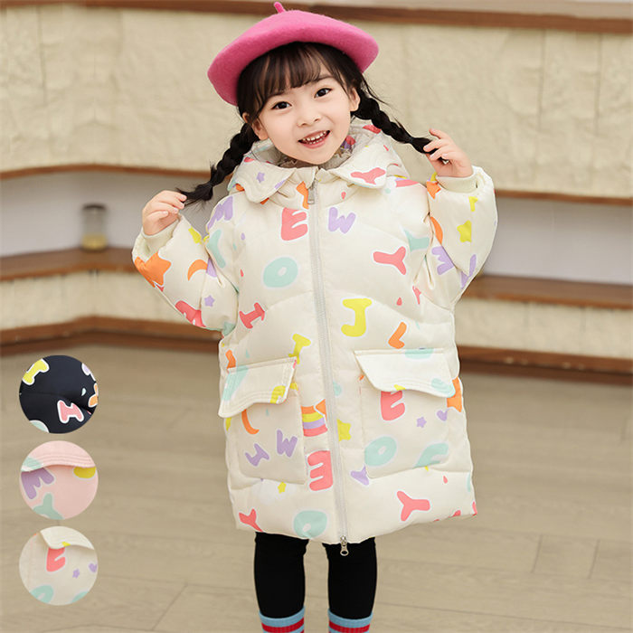 子供服 ダウンコート 女の子 キッズ ロングコート ダウンジャケット お出かけ 普段着 100cm