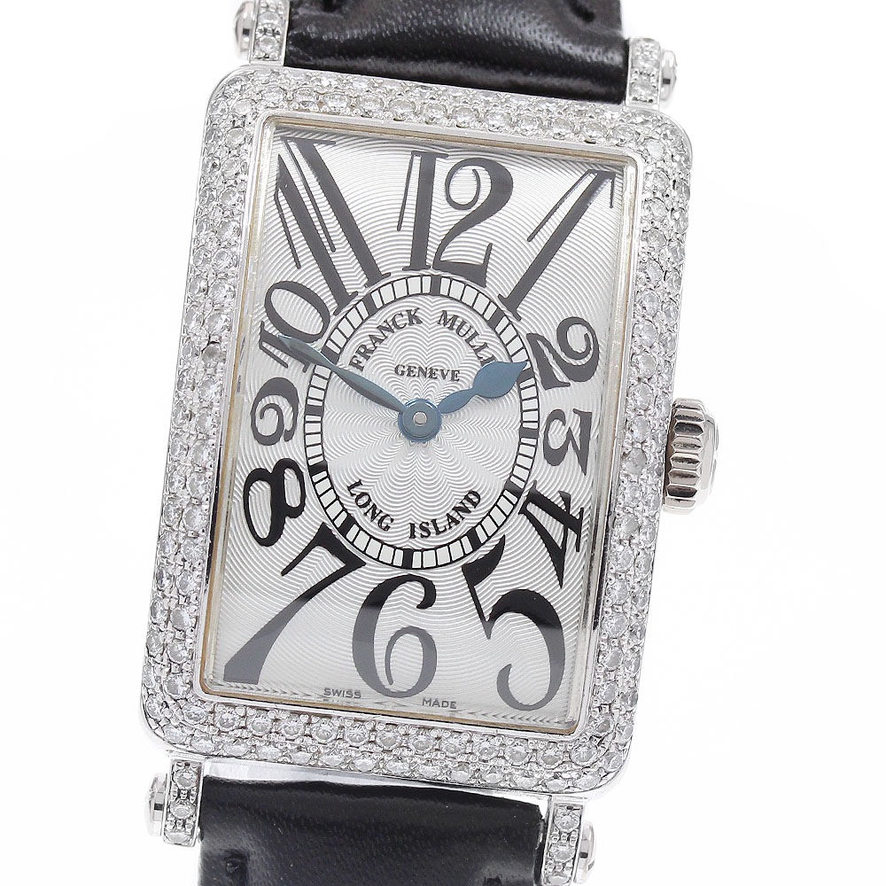 フランクミュラー FRANCK MULLER 902QZD ロングアイランド ダイヤベゼル クォーツ レディース _930412【中古】