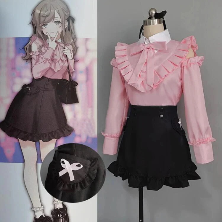 VTuber バーチャルライバー Kanae 叶 コスプレ衣装 コスチューム ハロウィン 変装 仮装 ワンピース パーテイードレス