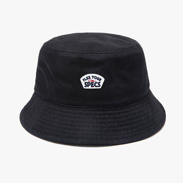 COTTON TWILL BUCKET HAT BLAK (PO5CS23Y813)