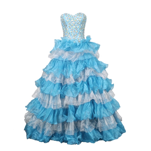 パーティードレス フレアスカート ベアトップ ロング ピアノ演奏会/音楽会/発表会など