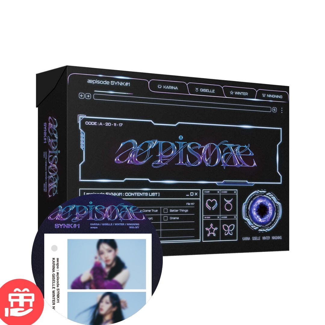 aespa - æpisode SYNK#1 [Digital Code] + 超度限定流通特典 ネカットフォト1種贈呈 (インスタントフォトオリジナル抽選贈呈)