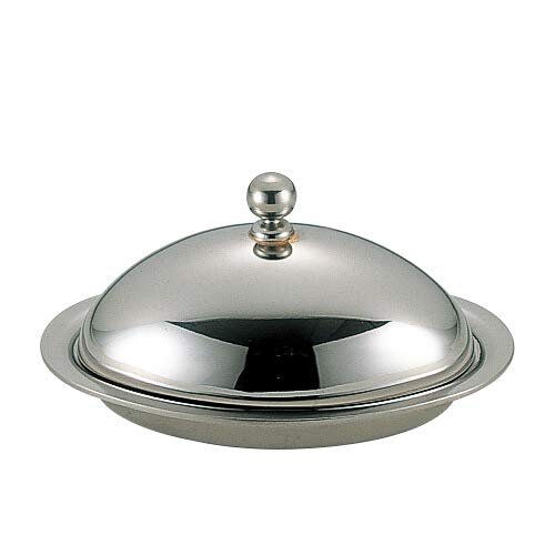 三宝産業 サービングカトラリー シルバー 13×9.5×H7cm ロイヤルジャム&ママレードホルダー小判型 03102100