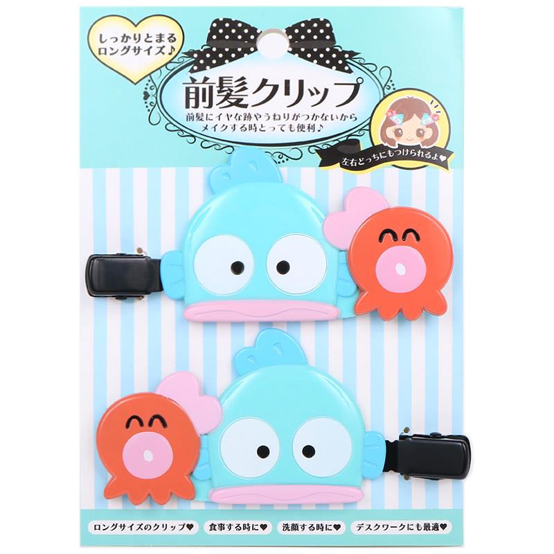 Qoo10] サンリオ ハンギョドン 前髪クリップ ヘアクリップ