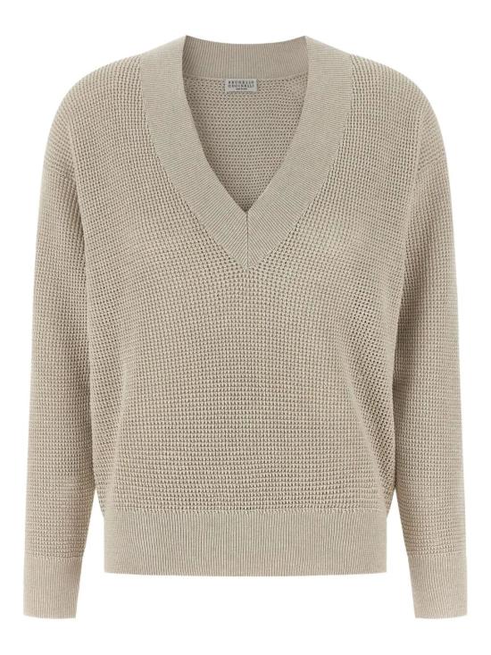 BRUNELLO CUCINELLI Women Sweater MST263312 CY948 AVENA BEIGE