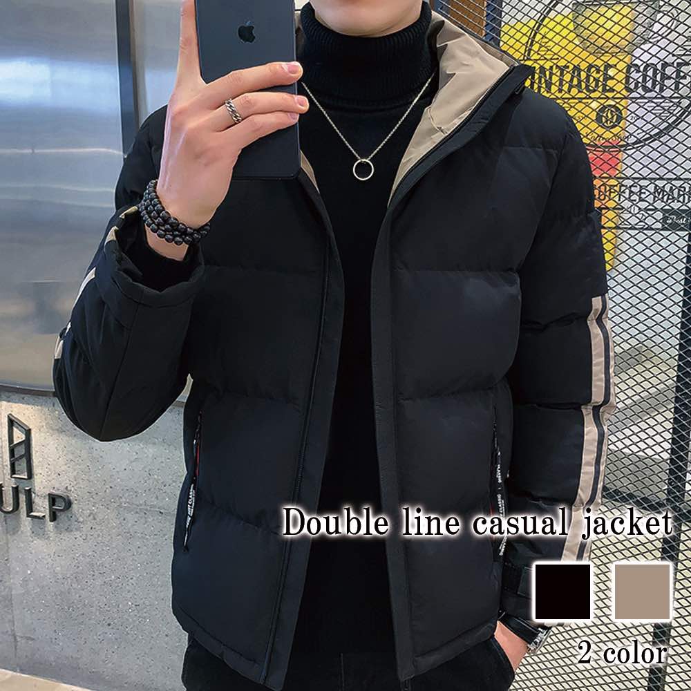 ダウンジャケット メンズ ダブルラインカジュアル 軽量 秋 冬 大きいサイズ おしゃれ ボア ショート おすすめ 軽い コスパ 黒 アウター コート 防水 高級 ブランド 白 人気 ビジネス 暖かい 5,314円