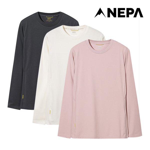 女性パスファインダーロゴ長袖Tシャツ7L65301