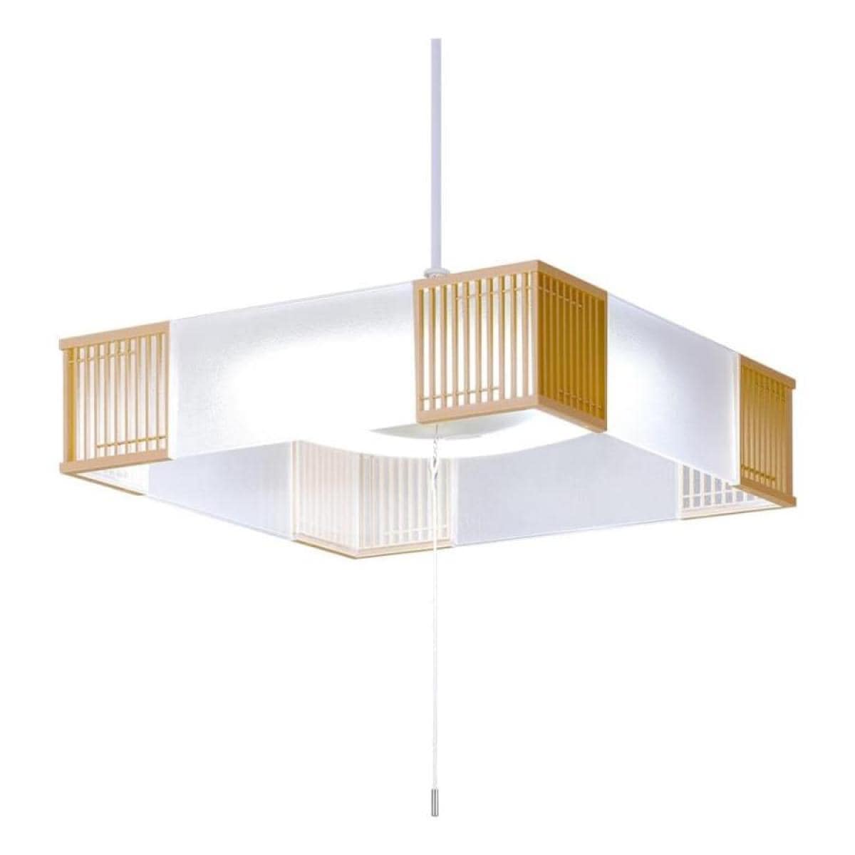 アイリスオーヤマ 和風 LED ペンダントライト 調光 ～6畳PL6D-JE2 下方向発光タイプ プルスイッチ 調光2段階（全灯・半灯）+常夜灯 和室 6,588円