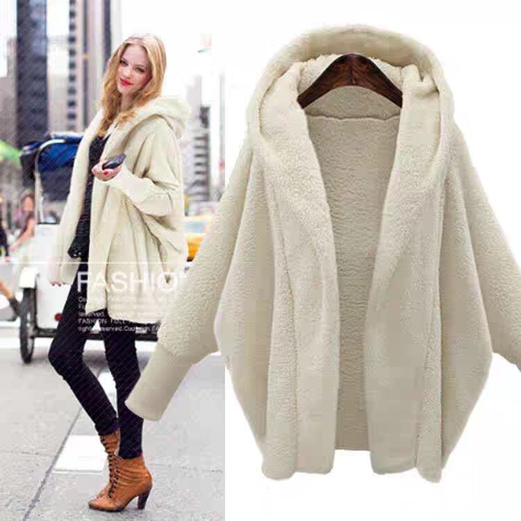 ボアブルゾン　冬コート　防寒　レディース　ミディアム丈　カジュアル　日常　大きいサイズ　3色