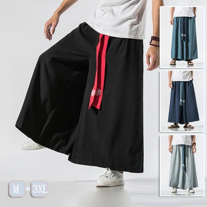 KIDLL 袴パンツ　サルエル　ワイドパンツ サルエルパンツ 袴パンツ 男女兼用 ワイドパンツ ゆったり