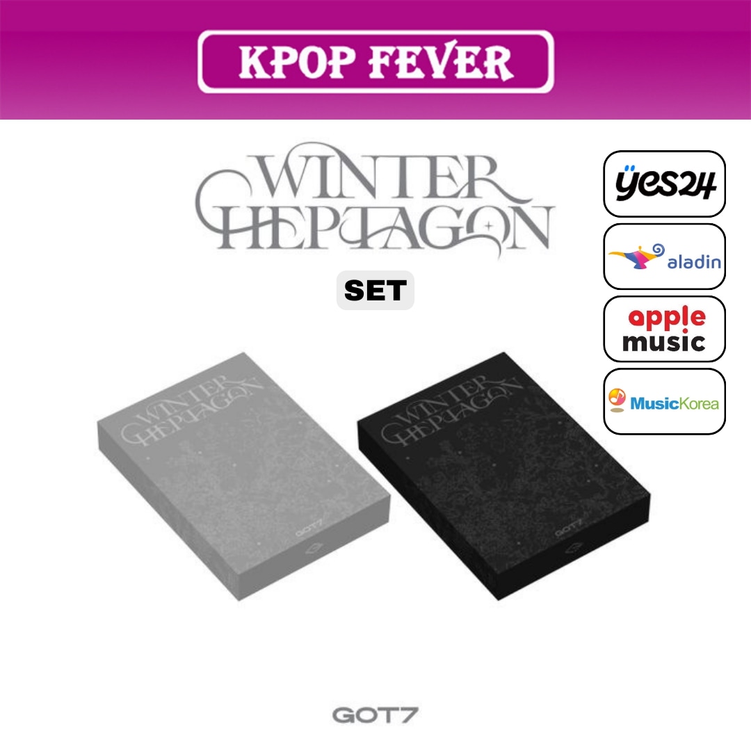 2種セット [online特典] GOT7 - [ WINTER HEPTAGON ] MINI ALBUM / STANDARD VER.