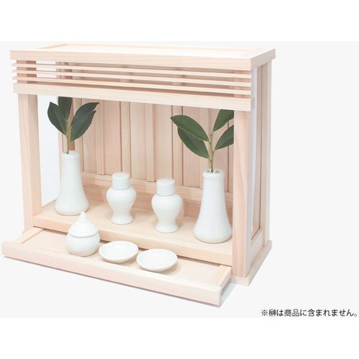 神棚 箱宮 神楽ミニ 神具付 S-4993896903950