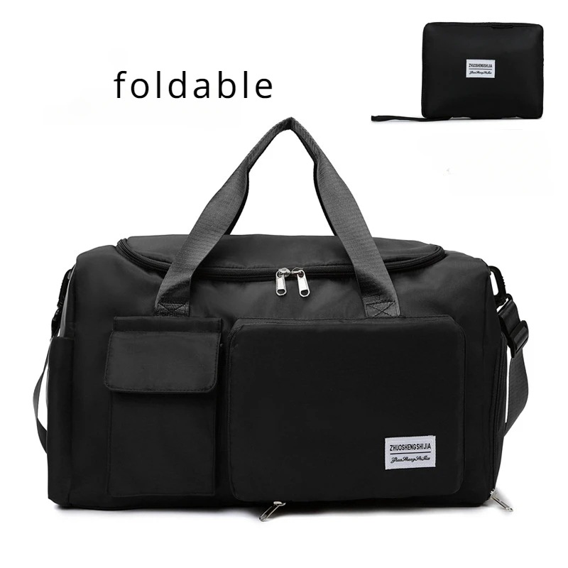 納期1~3週間程：女性用の大容量折りたたみ式収納バッグ,スポーツフィットネスバッグ,乾式および湿式分離,トラベルバッグ,スーツケース,高品質