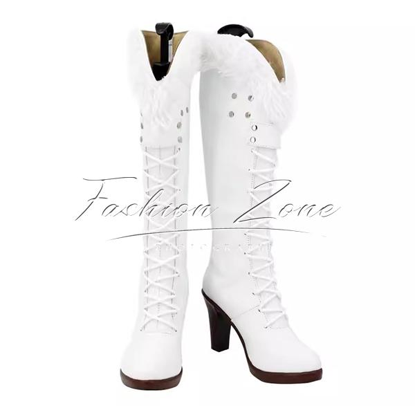 ONE PIECE（ワンピース） 風 ニコロビン コスプレ靴 男女兼用 シューズ 道具小物 ブーツ cosplay ハロウィン仮装 変装