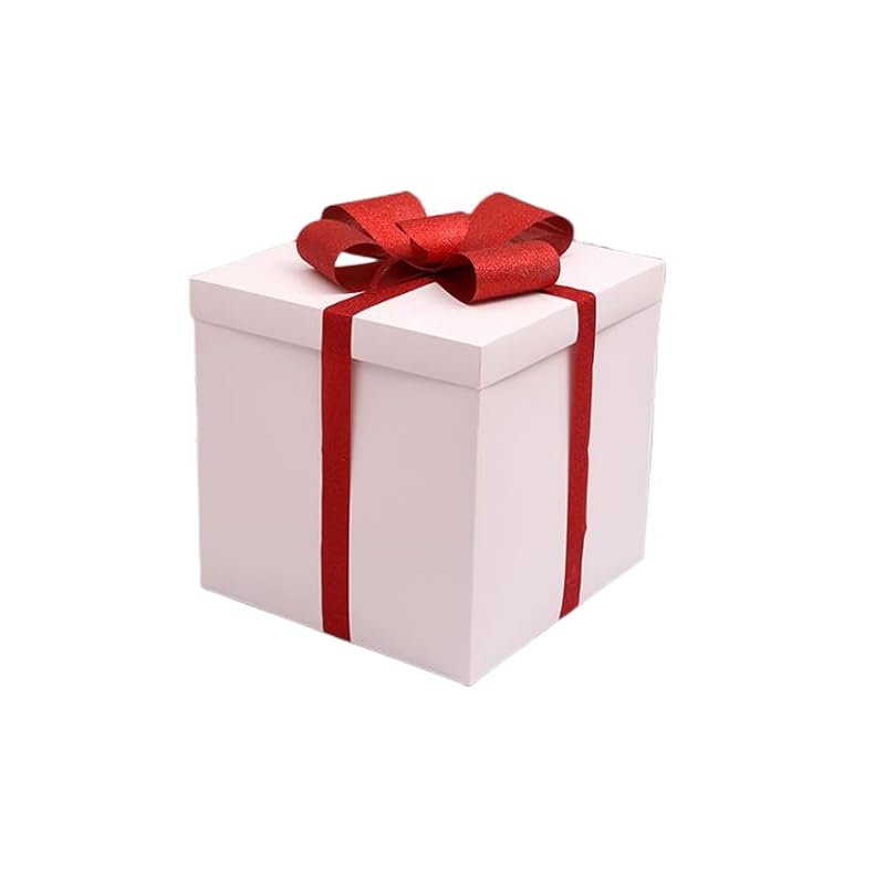 ギフトボックス 正方形ボックス ラッピングボックス ラッピング 箱 クリスマスプレゼント クリスマス飾り アクセサリー 蝶結び付き パッケージ 多用ケース 高級 大型 包装箱 ショッピング モール ウ