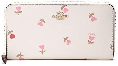 最安値級価格 C3287 長財布(ラウンドファスナー) OUTLET アウトレット IMCAH プリント フローラル ハート 長財布