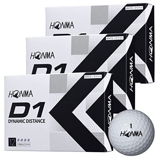 ホンマ DI BT2201 2ピース ゴルフボール ホワイト WH 3ダース 36球 本間ゴルフ HONMA