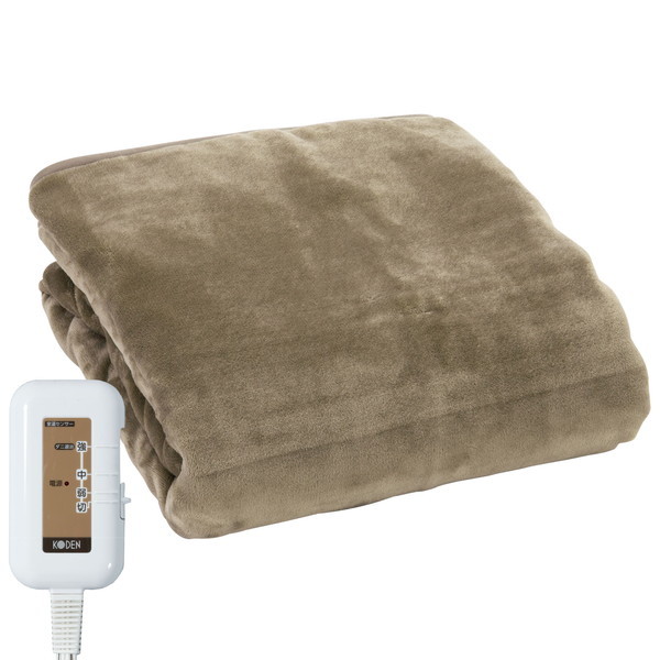 CWB802R-HD グレイジュ [防ダニ消臭フランネル掛け電気敷き毛布]