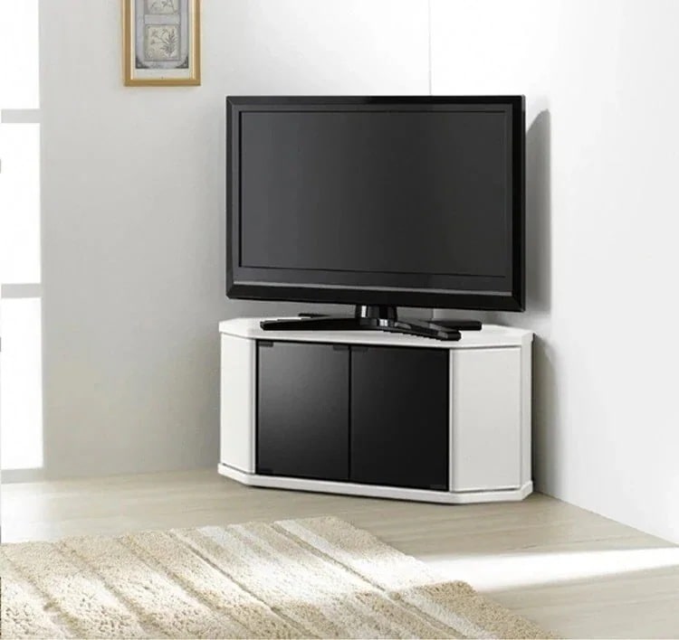 テレビ台 ローボード ラック 棚 コーナー キャスター おしゃれ シンプルモダン 白 ガラス 幅80cm ホワイト 13,716円