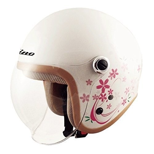 TNK工業 スピードピット ジェット型ヘルメット GS-6 サクラホワイト サイズ:LADYS FREE（57-58cm未満） 51199.0 7,036円