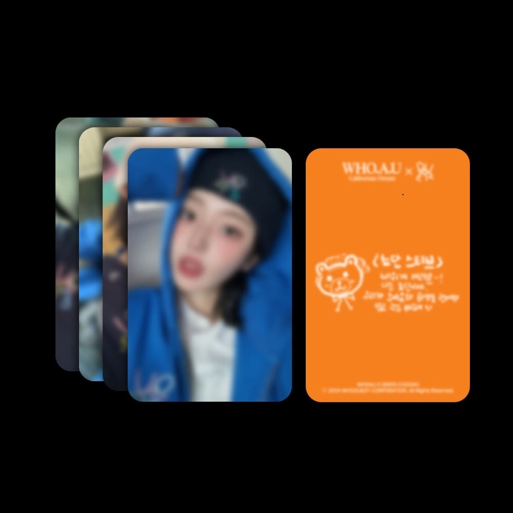 [公式] WHO.A.U x QWER Promotional PHOTOCARD SET (RANDOM) - 24 SEP