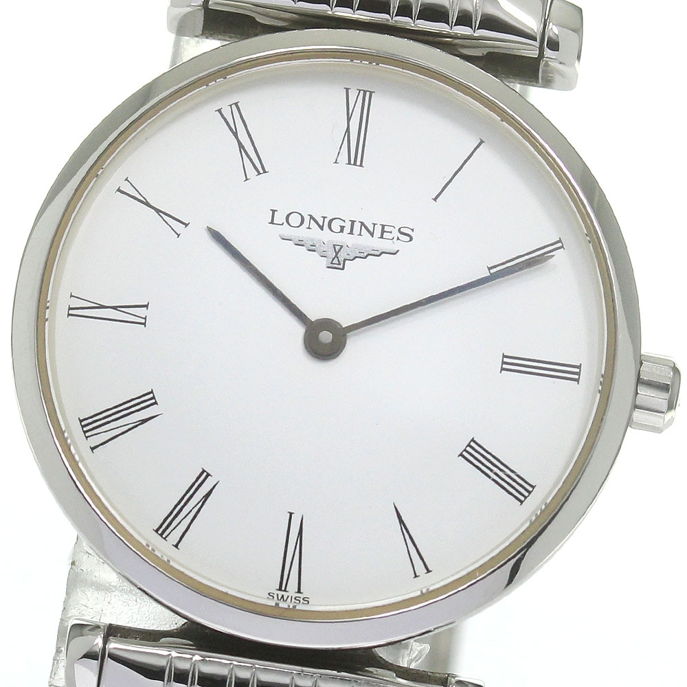 ロンジン LONGINES L4.209.4 グランドクラシック クォーツ レディース 保証書付き_840671【中古】