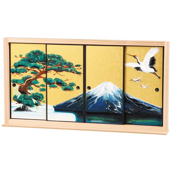 （まとめ）両面ふすま 金／画仙(×5セット) 5,386円