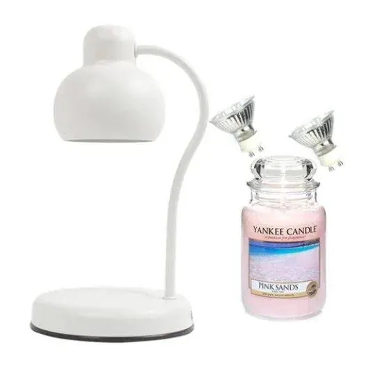 ラージザピンクサンド+ソダムキャンドルホワイトウォーマー