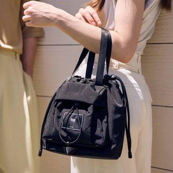 DBBA6E652BK [クロスバッグ][BALLOON][バルーン] ブラック ストリング 撥水コーティング ナイロン