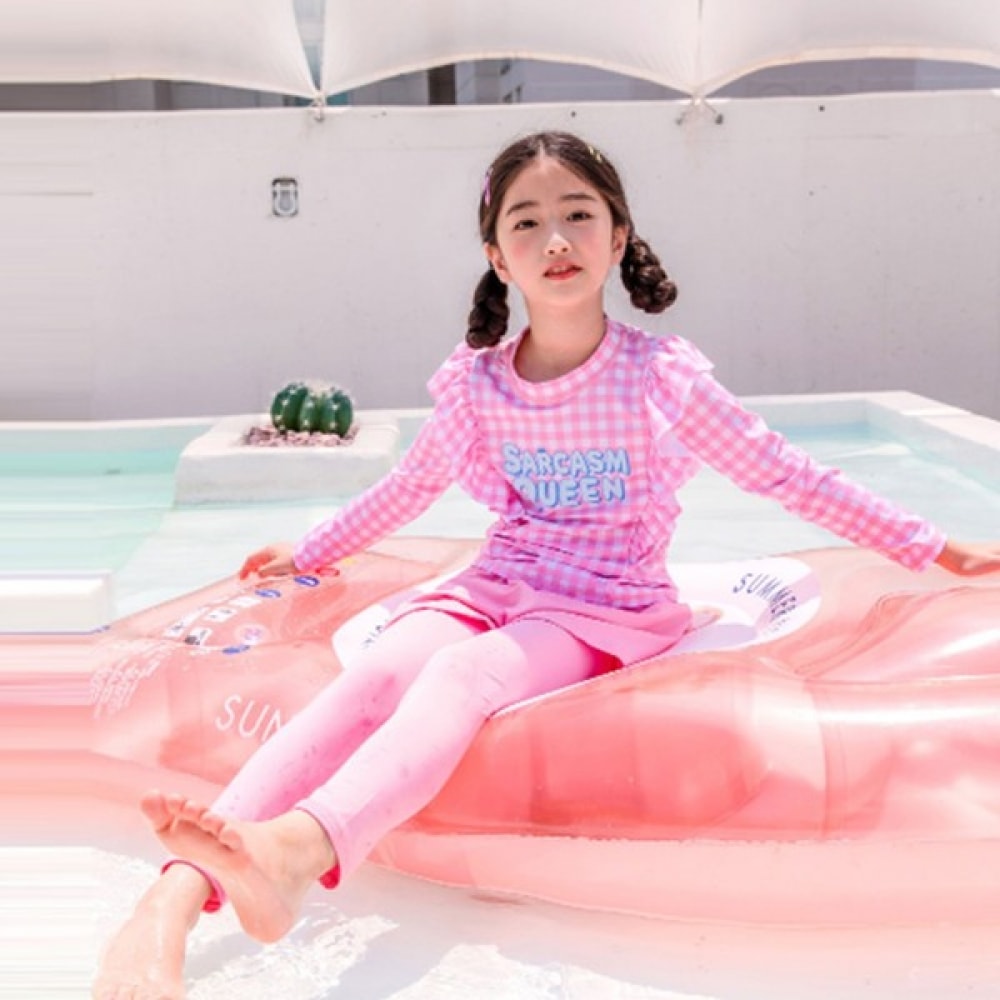 バブルツリー バブルツリーメリーチェックラッシュガードセット