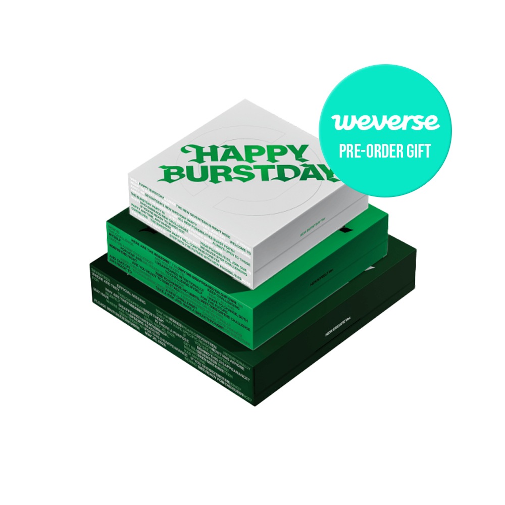 【WEVERSE特典選択】 SEVENTEEN - HAPPY BURSTDAY / 3種セット / SVT / Photobook