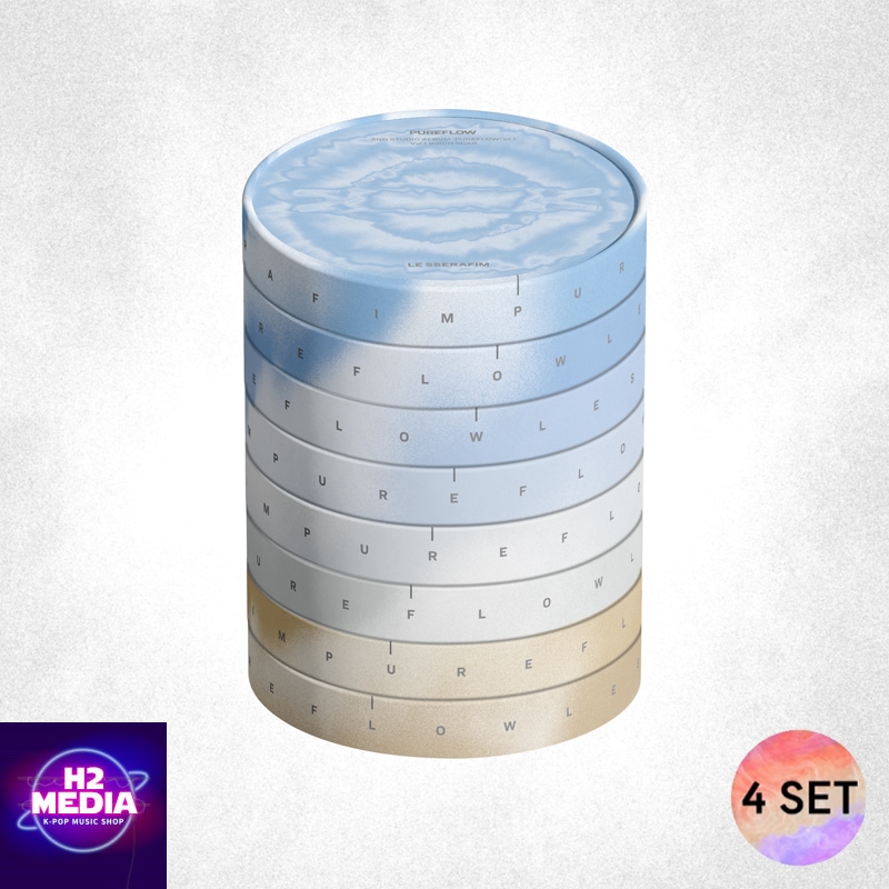 [4種SET] LE SSERAFIM 2nd Studio Album PUREFLOW pt.1 (STANDARD)