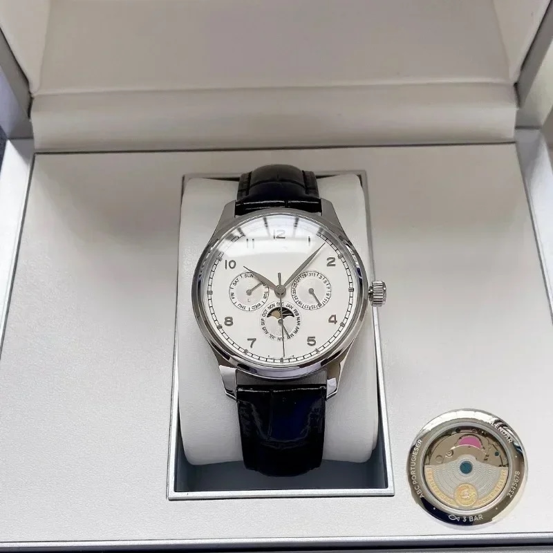 男性用機械式ムーブメント付き全自動巻き時計,高級クロノグラフシリーズ,トップシリーズ,2024wg - 1511