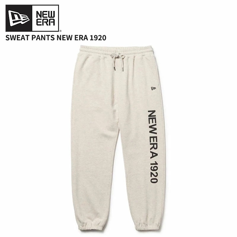 ニューエラ メンズ スウェットパンツ NEW ERA 裏毛 NEW ERA 1920 オートミール ボトムス パンツ リラックスウエア 14682642