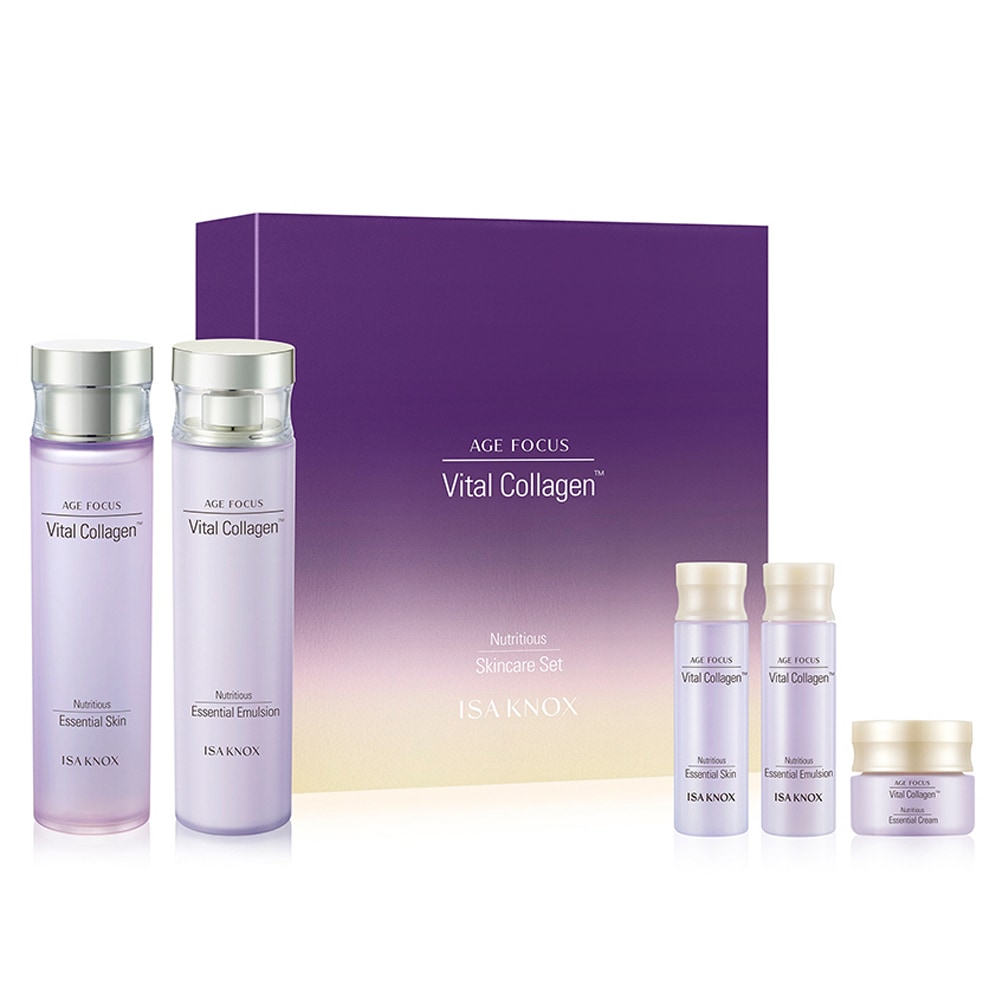 AGE FOCUS Vital Collagen Skincare 2種 Set 韓国化粧品 皮膚管理 基本 化粧品ギフト 機能性化粧品