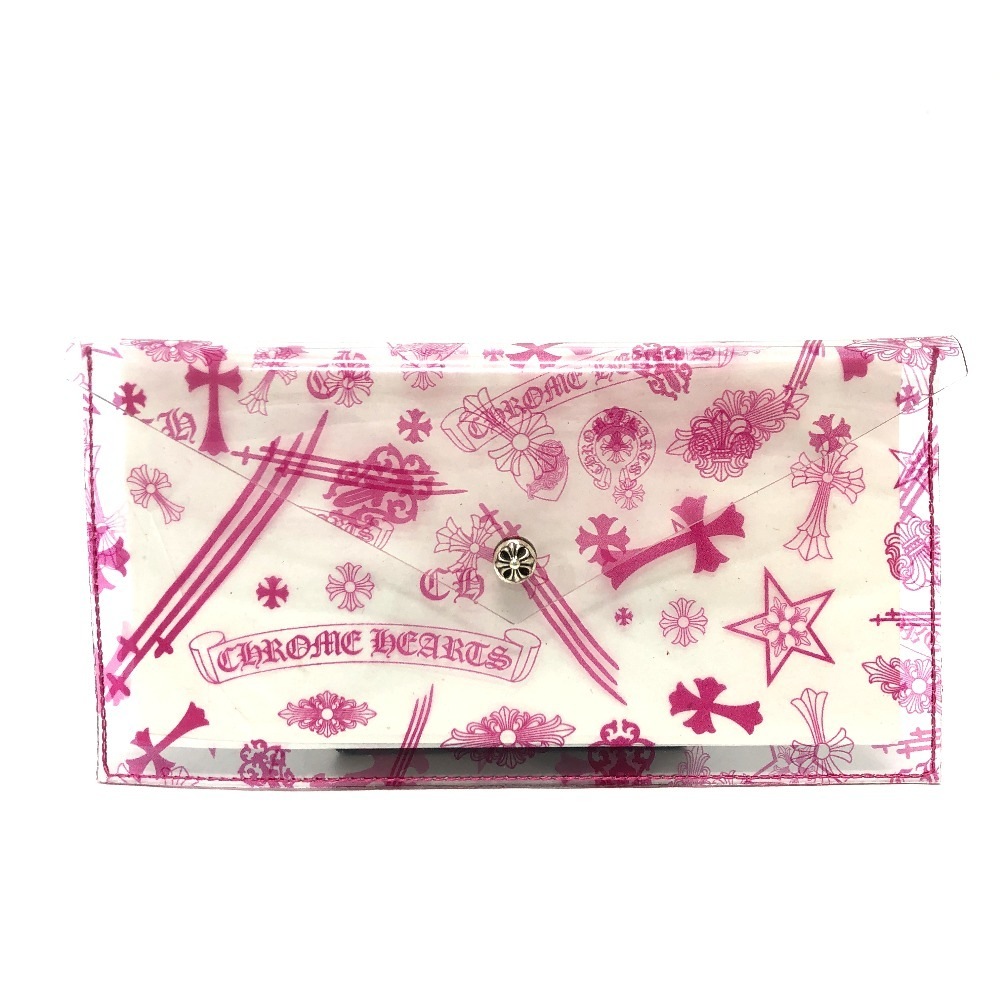 ポーチ Multi Cemetery Mini Clear Poach マルチセメタリー ミニクリアポーチ フラット ビニール ピンク