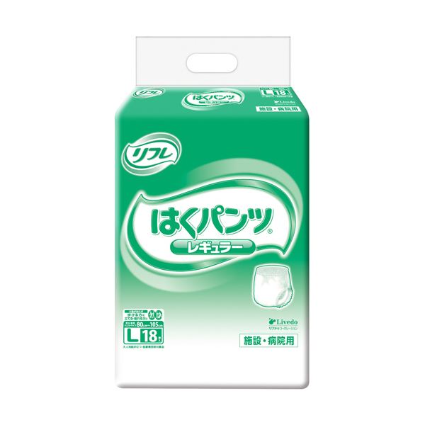 リブドゥコーポレーション リフレはくパンツ レギュラー L 1セット(108枚:18枚×6パック)