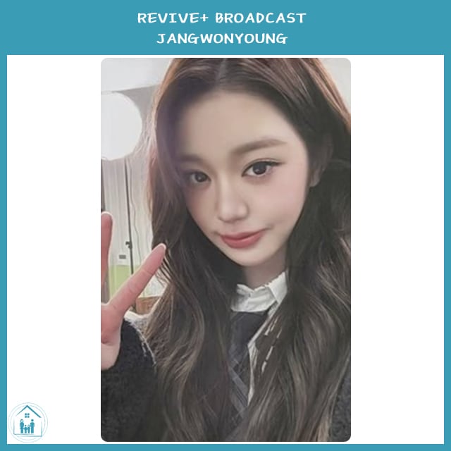 IVE REVIVE+ BROADCAST OFFICIAL JANGWONYOUNG Photocard