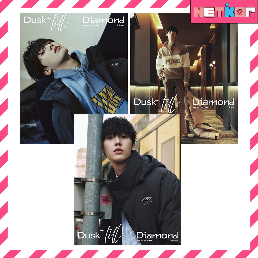 【netkor単独イベント応募】 3種セット YOON SANHA (ASTRO) ESQUIRE PHOTOBOOK : Dusk Till Diamond 写真集 当店特典 アストロ ユンサナ